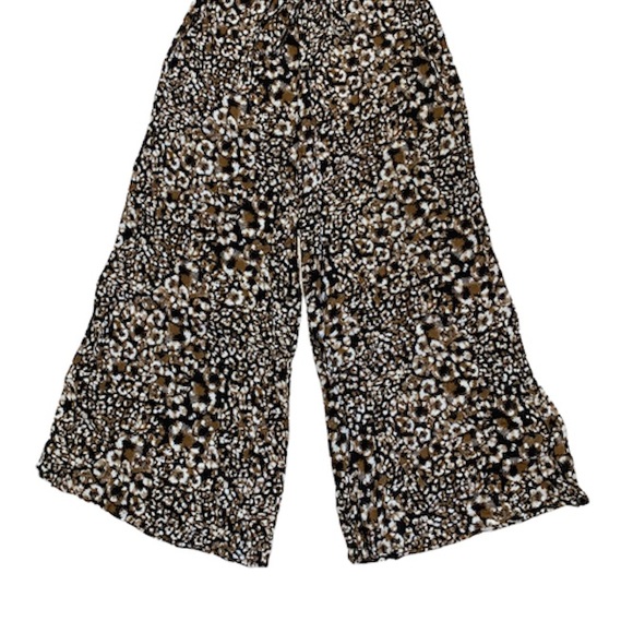 BLUE LIFE Reverse Leopard Print Bell Jumper Sleeveless Strapless Jumpsuit XS - Picture 5 of 13